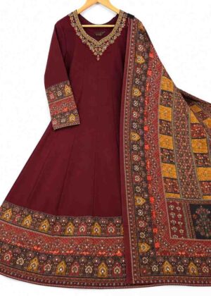 Rangeela Silk Mirror Work Top with Shawl - HIFI413
