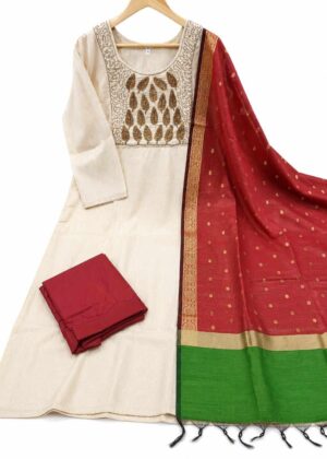 Onam Special Beautiful Tissue 3-Piece Set-HIFI458