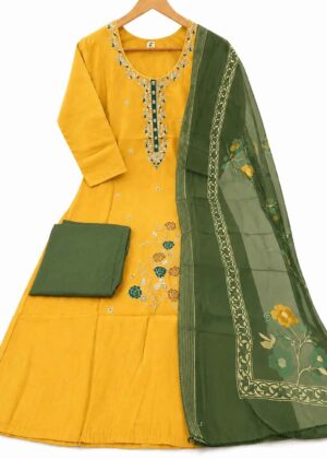 Blooming Graceful Roman Silk 3 Piece Set-HIFI543