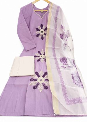 Blooming Graceful Roman Silk 3 Piece Set-HIFI540