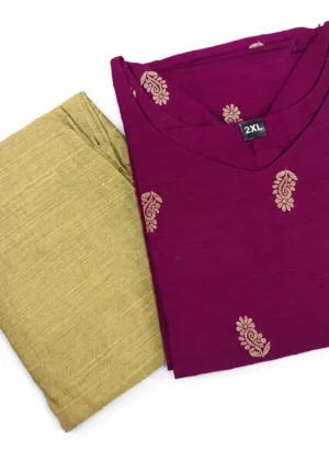 Elegant Raw Silk Co-ord Set-HIFI538