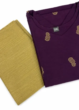 Elegant Raw Silk Co-ord Set-HIFI533