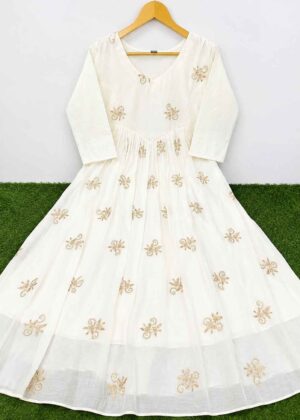 Mulchanderi Graceful Long Umbrella Kurti-HIFI539
