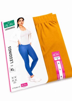 FULL LENGTH 4 WAY LYCRA LEGGING-MUSTARD-10