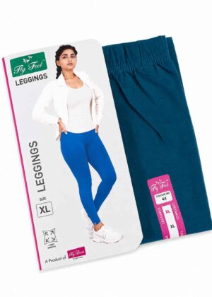 FULL LENGTH 4 WAY LYCRA LEGGING-PEACOCK GREEN-44