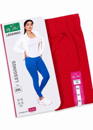 FULL LENGTH 4 WAY LYCRA LEGGING-RED-16