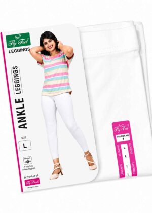 ANKLE LENGTH 4 WAY LYCRA LEGGING-WHITE-01