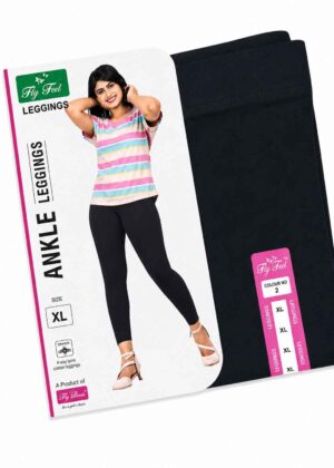 ANKLE LENGTH 4 WAY LYCRA LEGGING-BLACK-02