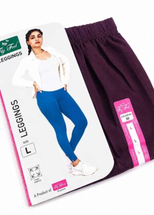 FULL LENGTH 4 WAY LYCRA LEGGING-WINE-50