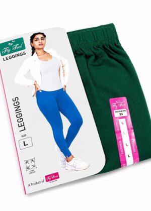 FULL LENGTH 4 WAY LYCRA LEGGING-BOTTLE GREEN-33