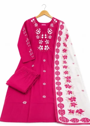 Ethnic Charm Roman Silk 3 piece set-HIFI387
