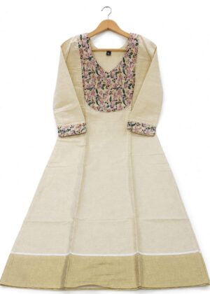 Elegant Tissue Side-Open Kurti-HIFI448