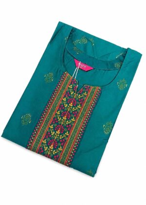 Ethnic Silk Side Open Top-HIFI395